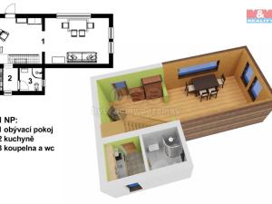 Prodej chaty, Větřní, 35 m2