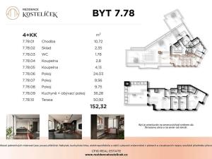 Prodej bytu 4+kk, Pardubice, Štrossova, 152 m2