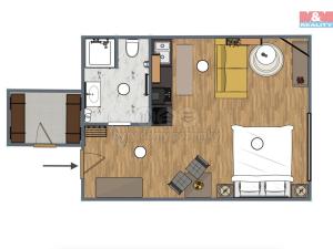 Prodej bytu 1+kk, Vrchlabí - Hořejší Vrchlabí, Horská, 31 m2