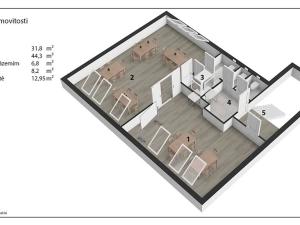 Pronájem komerční nemovitosti, Pardubice, Husova, 371 m2