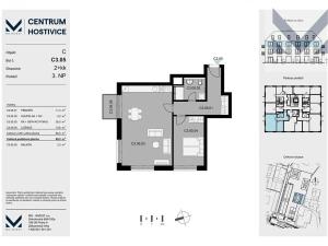Prodej bytu 2+kk, Hostivice, Čsl. armády, 69 m2