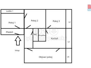 Prodej bytu 4+1, Chomutov, Seifertova, 85 m2