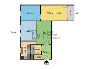 Pronájem bytu 3+1, Jindřichův Hradec, Kosmonautů, 82 m2
