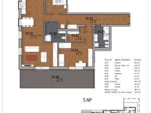Pronájem bytu 3+kk, Kladno, Vrchlického, 148 m2