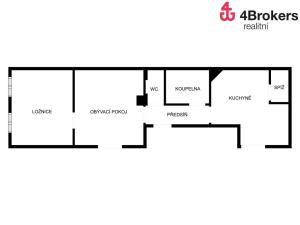 Pronájem bytu 2+1, Příbram - Příbram VI-Březové Hory, Husova, 56 m2