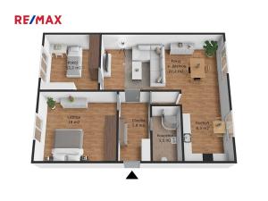 Pronájem bytu 3+1, Vrchlabí, U nemocnice, 70 m2