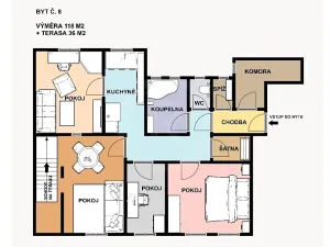 Prodej bytu 4+1, České Budějovice, J. Plachty, 118 m2