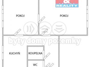 Prodej bytu 2+1, Česká Třebová, Tykačova, 54 m2