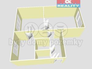 Prodej bytu 2+1, Česká Třebová, Tykačova, 54 m2