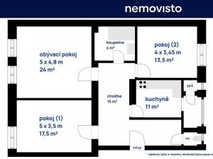 Pronájem bytu 3+1, Ostrava, Verdunská, 86 m2