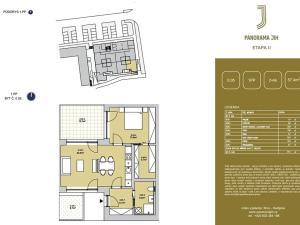 Prodej bytu 2+kk, Brno, Řepova, 57 m2