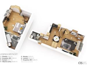 Prodej bytu 2+kk, Praha - Holešovice, Šimáčkova, 75 m2