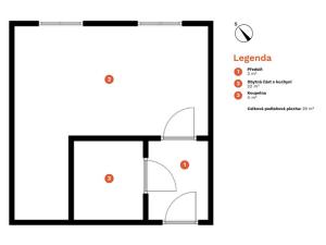 Pronájem bytu 1+kk, Brno - Černovice, Faměrovo náměstí, 29 m2