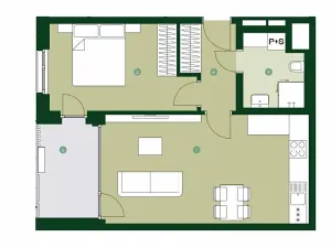 Prodej bytu 2+kk, Praha - Hlubočepy, Silurská, 53 m2