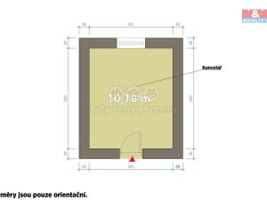 Pronájem kanceláře, Plzeň - Lobzy, Republikánská, 11 m2