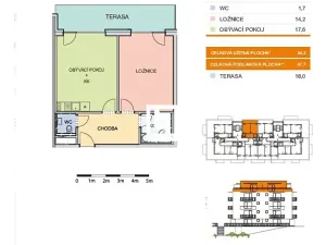 Prodej bytu 2+kk, Olomouc, Aloise Rašína, 48 m2