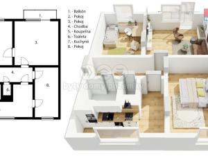 Prodej bytu 3+1, Ústí nad Orlicí, Zborovská, 62 m2