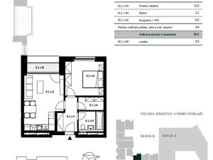Prodej bytu 2+kk, Brno, třída Generála Píky, 50 m2