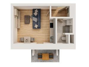 Pronájem bytu 1+kk, Mikulov, 33 m2