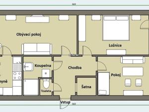 Prodej bytu 3+1, Liberec, Na Bojišti, 85 m2