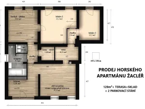 Prodej bytu 3+1, Žacléř, J. A. Komenského, 128 m2