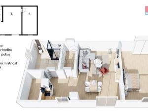 Prodej bytu 2+kk, Slatiňany, Na Ostrově, 79 m2