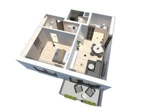 Prodej bytu 2+kk, Praha - Hloubětín, Sobí, 55 m2