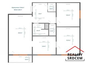 Pronájem bytu 3+1, Frýdek-Místek, Smetanova, 72 m2