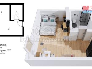 Prodej bytu 1+kk, Jeseník, Zeyerova, 23 m2