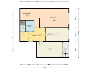 Prodej bytu 3+kk, Praha - Řepy, Nevanova, 68 m2