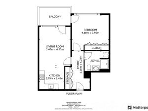 Pronájem bytu 2+kk, Praha - Nusle, Závišova, 54 m2