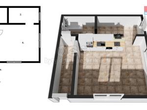 Pronájem bytu 2+kk, Slatiňany, T. G. Masaryka, 43 m2