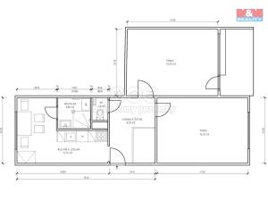 Pronájem bytu 2+1, Plzeň - Skvrňany, Vejprnická, 59 m2