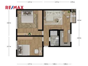 Prodej bytu 3+kk, Nasavrky, U Parku, 58 m2
