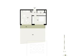 Pronájem bytu 2+kk, Kladno, Bohumila Landy, 43 m2