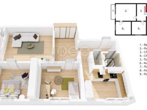 Prodej bytu 3+1, Chotěboř, Břevnická, 66 m2