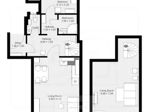 Pronájem bytu 3+kk, Praha - Vinohrady, Korunní, 75 m2