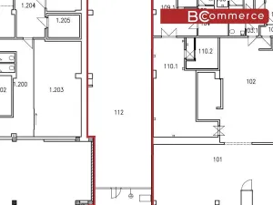 Pronájem obchodního prostoru, Brno, náměstí 28. dubna, 118 m2