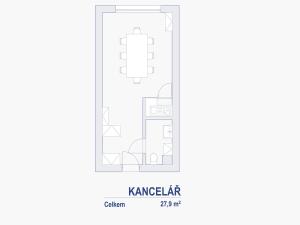 Prodej kanceláře, Brno - Zábrdovice, Příkop, 28 m2