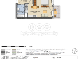 Prodej bytu 1+kk, Praha, Honzíkova, 40 m2
