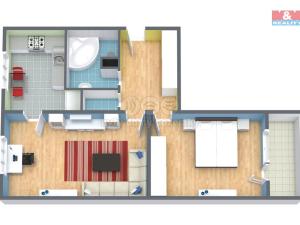 Prodej bytu 2+1, Cheb, Lesní, 61 m2