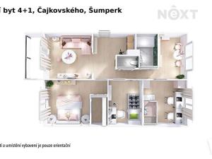 Prodej bytu 4+1, Šumperk, Čajkovského, 72 m2