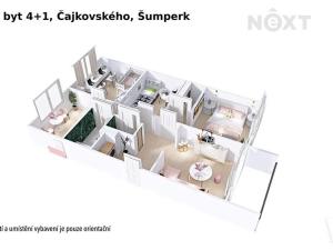Prodej bytu 4+1, Šumperk, Čajkovského, 72 m2