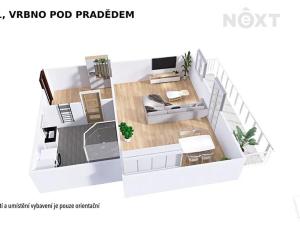 Prodej bytu 1+kk, Vrbno pod Pradědem, Žižkova, 55 m2