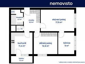 Prodej bytu 3+1, Ostrava, U Studia, 65 m2