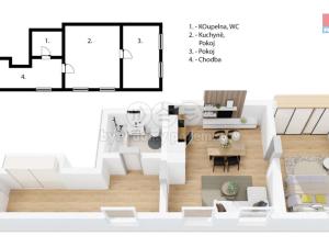 Prodej bytu 2+kk, Rokytnice nad Jizerou - Horní Rokytnice, 49 m2