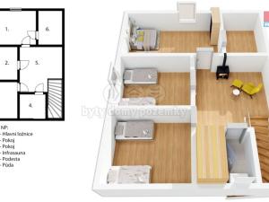 Prodej rodinného domu, Lampertice, 140 m2