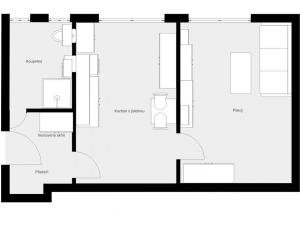 Pronájem bytu 1+1, Náchod, Nerudova, 38 m2