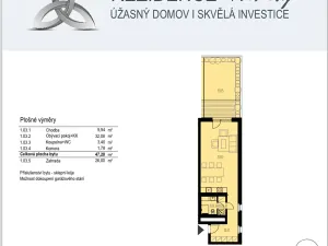 Prodej bytu 1+kk, Praha - Karlín, Rohanské nábřeží, 73 m2