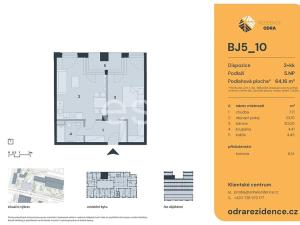 Prodej bytu 2+kk, Praha - Bohnice, Lodžská, 64 m2
